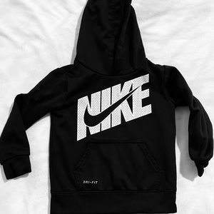 NIKE Black Therma-Fit Sweatshirt hoodie EUC